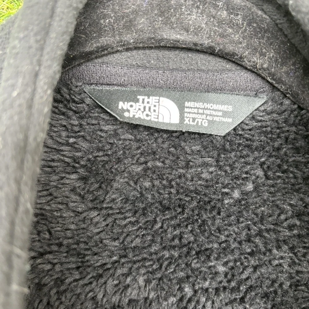 The North Face Jacket Mens XL Black Full-Zip Polyester Fleece Stand-Up Outdoor